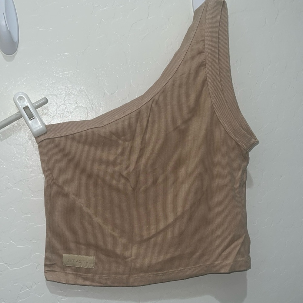 Set Active One Shoulder Tank